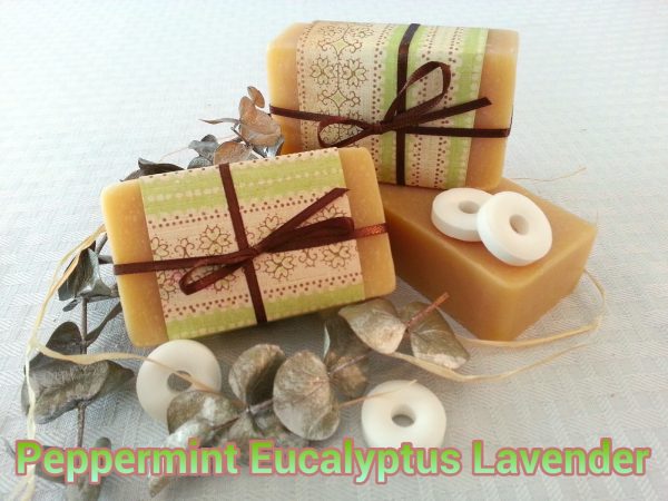 Peppermint Eucalyptus Lavender Goat Milk Soap-0