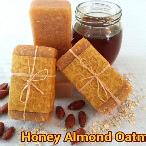 Honey Almond w/ Oatmeal Goat Milk Soap-0