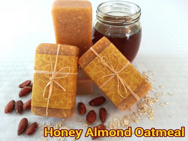 Honey Almond w/ Oatmeal Goat Milk Soap-0